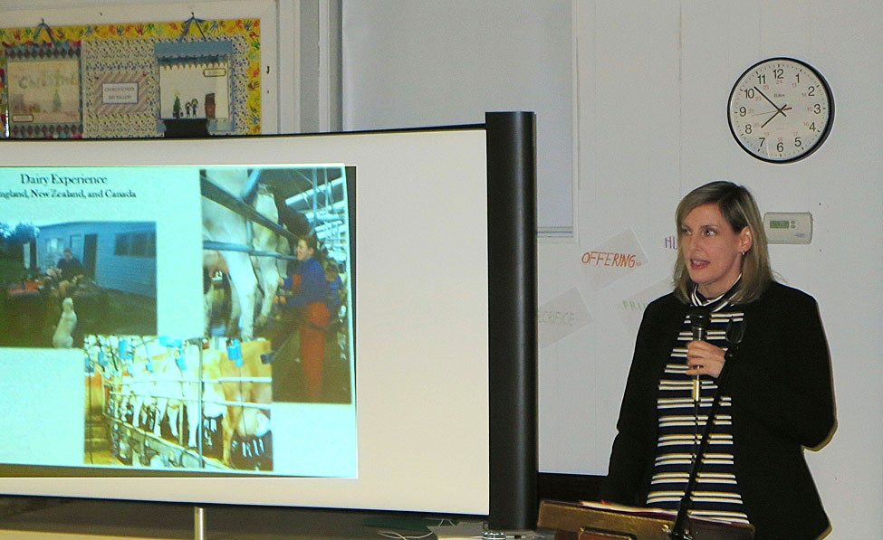 Meredith Quaile presenting