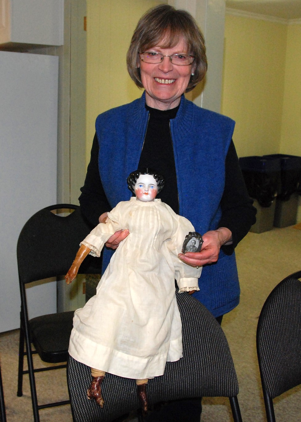 Susan McKellar and her Grandmother's Doll