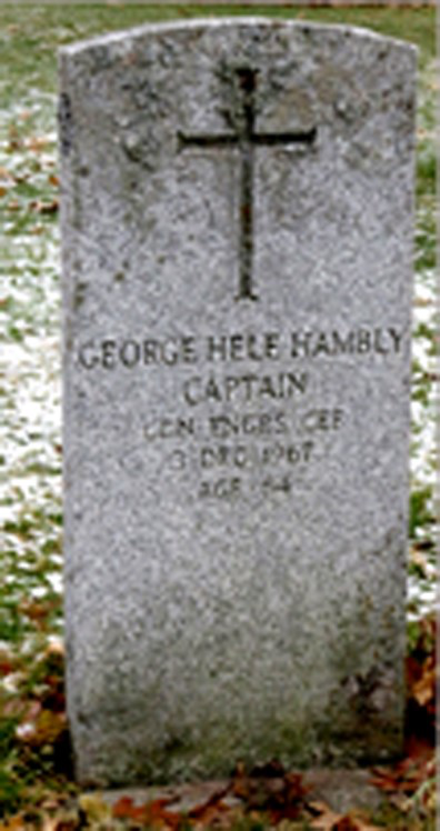 A Veteran’s Grave: Captain George Hambly, Holy Trinity Anglican Cemetery, North Gower
