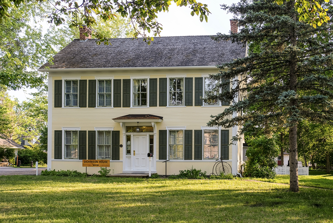 The Restored Dickinson House