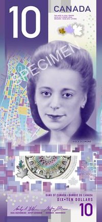 The Viola Desmond Ten Dollar Canadian Bank Note